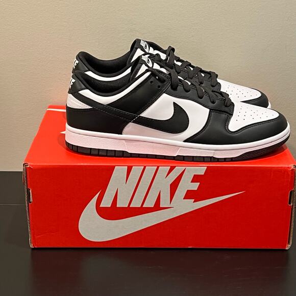 Nike Other - Nike Dunk Low Retro Black White Panda Mens 10 Womens 11 1/2